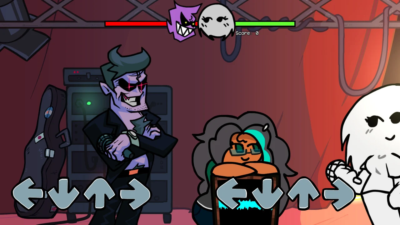 Dadbattle performance with Hyp at the player side and Midy between the singers